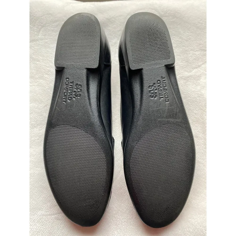 SAS  Jewel Tripad Comfort Slip on Loafer Black 9 1/2 S (slim) made in USA